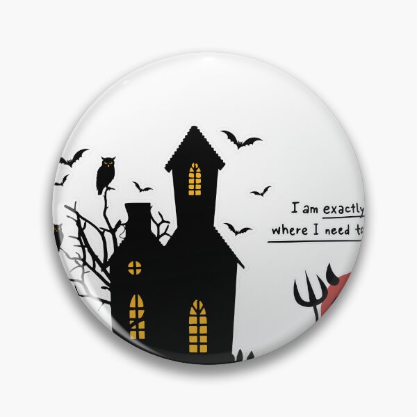 Item preview, Spooky Haunted House and Little Devil Halloween designed and sold by SoftAuraStudi0.