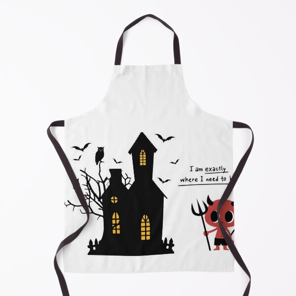 Item preview, Spooky Haunted House and Little Devil Halloween designed and sold by SoftAuraStudi0.