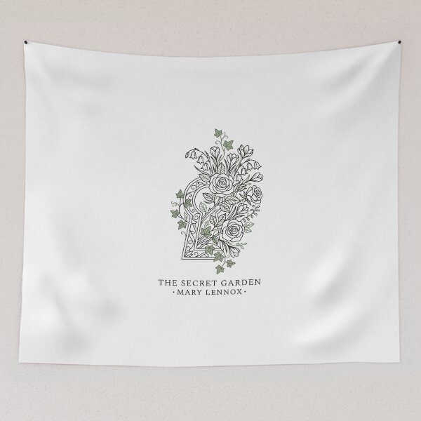 Item preview, Hidden Keyhole Mary Lennox The Secret Garden Minimalist Art designed and sold by Fenay Designs.