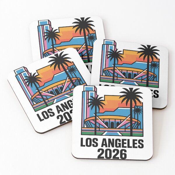 Item preview, Los Angeles 2026 Palm Tree Sunset T-Shirt V8 designed and sold by DarylWelsh2024.