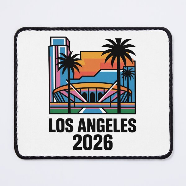 Item preview, Los Angeles 2026 Palm Tree Sunset T-Shirt V8 designed and sold by DarylWelsh2024.