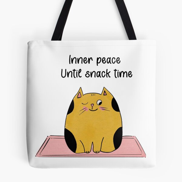 Item preview, Inner peace yoga cat designed and sold by Blissandlove.