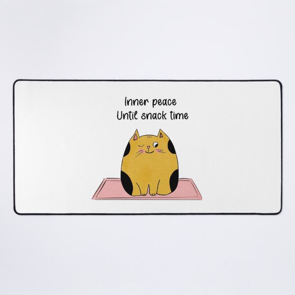 Item preview, Inner peace yoga cat designed and sold by Blissandlove.