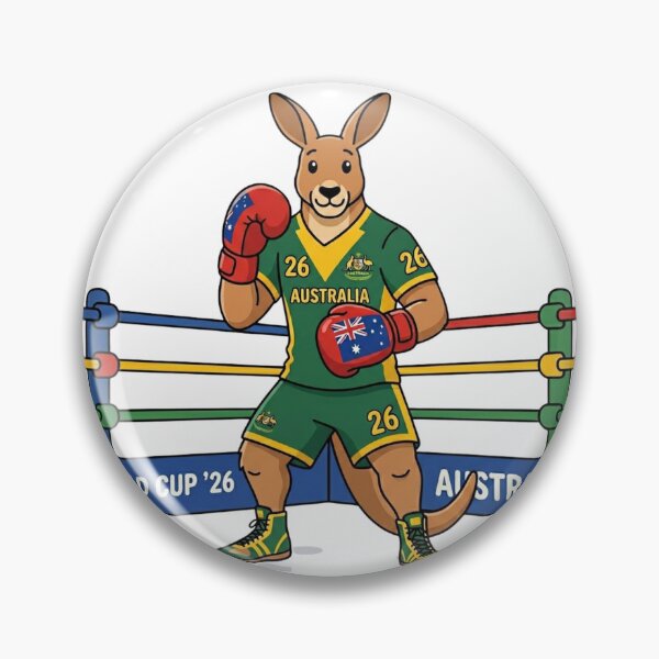 Item preview, Cute Boxing Kangaroo Australia World Cup '26 designed and sold by _ZENTAY_.