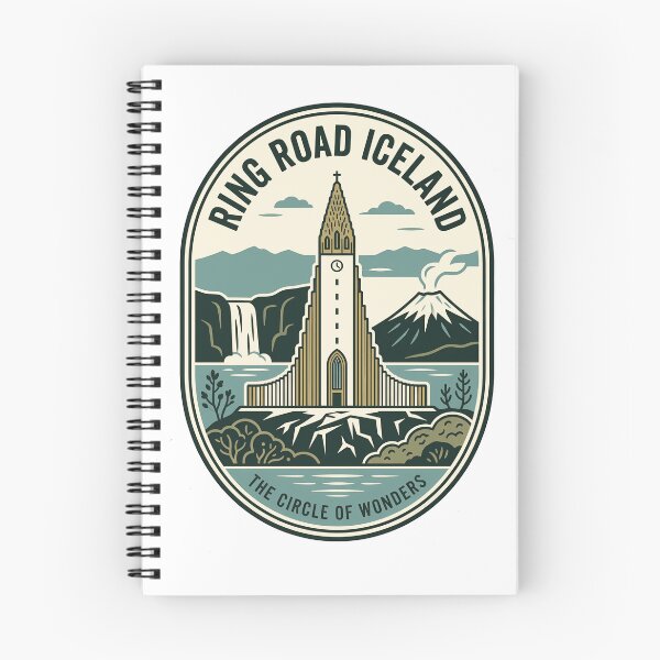 Item preview, Ring Road Iceland Vintage Travel Badge designed and sold by k3rstman1.