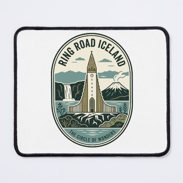 Item preview, Ring Road Iceland Vintage Travel Badge designed and sold by k3rstman1.