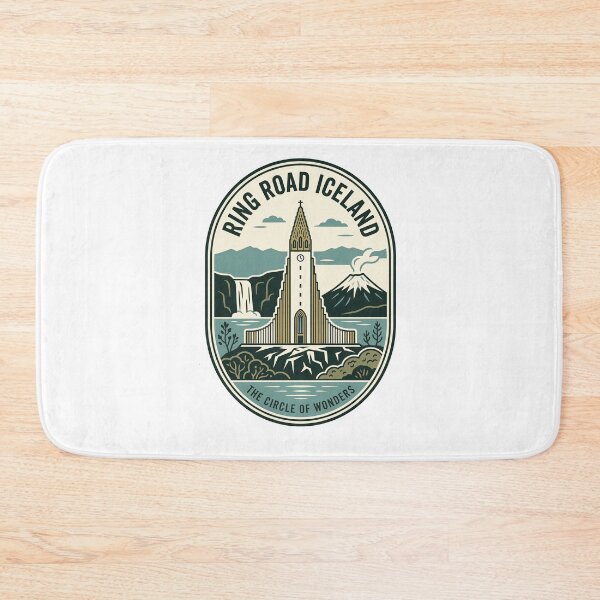 Item preview, Ring Road Iceland Vintage Travel Badge designed and sold by k3rstman1.