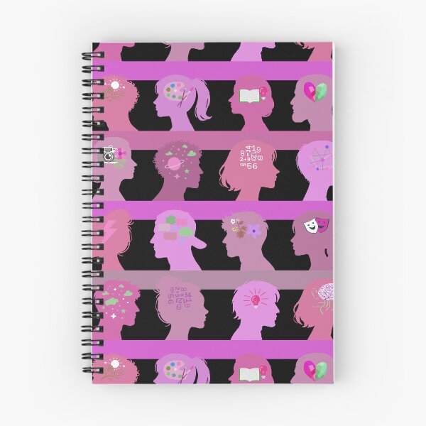 Item preview, Self Expressive world -  black medium orchid pink or fuchsia rose   designed and sold by Fabricatemyart.