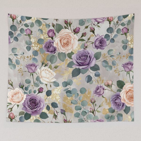 Item preview, Delicate Light Dense Floral Pattern designed and sold by IntelliMindDesigns.