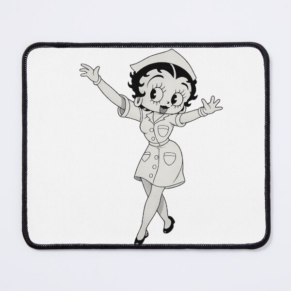 Item preview, Betty Boop - Vintage Cartoon Nurse Illustration for Retro Animation Fans designed and sold by RickE.