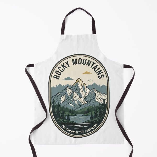 Item preview, Rocky Mountains Crown of the Continent Vintage Badge designed and sold by k3rstman1.