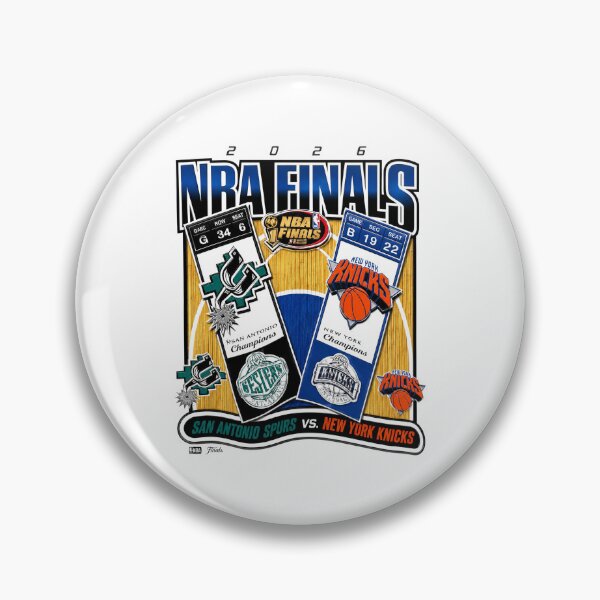 Item preview, Official San Antonio Spurs vs New York Knicks Game 1 Matchup Tickets NBA Finals 2026 Vintage designed and sold by PinkiesArts.