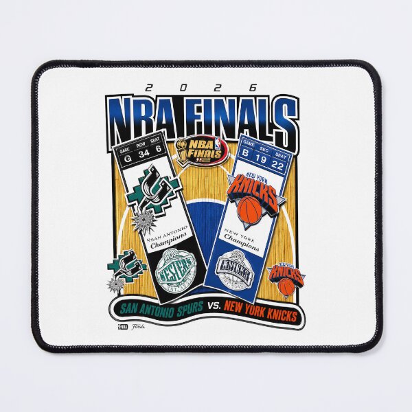 Item preview, Official San Antonio Spurs vs New York Knicks Game 1 Matchup Tickets NBA Finals 2026 Vintage designed and sold by PinkiesArts.