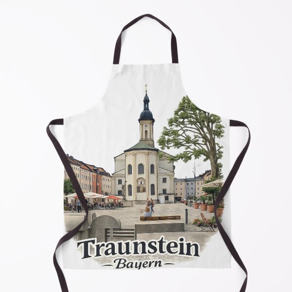 Item preview, Traunstein Bayern St. Oswald Church Town Square Travel Shirt PNG designed and sold by Hookesmode.