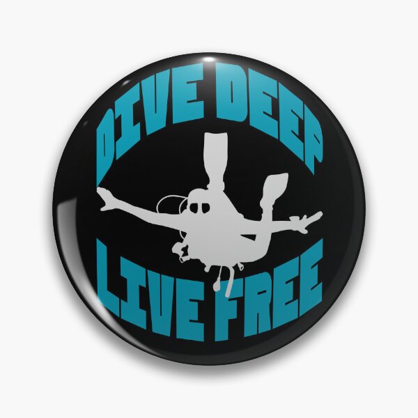 Item preview, Dive deep. Live free designed and sold by gomood.