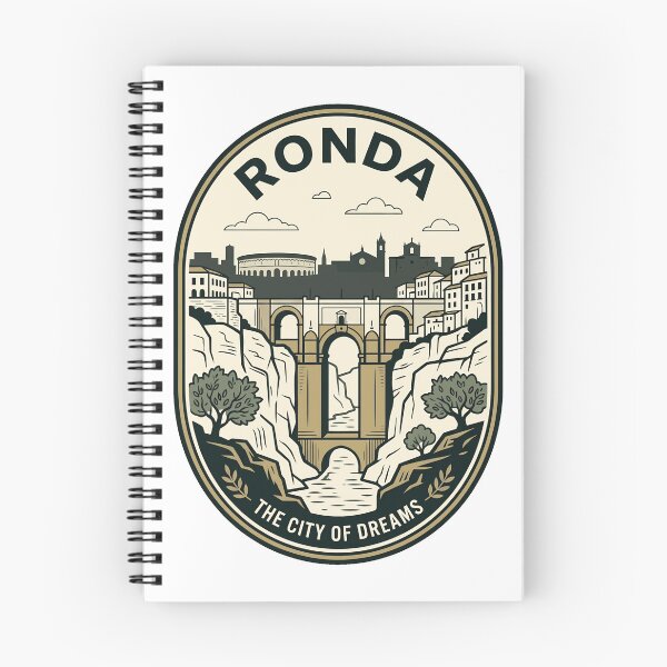 Item preview, Vintage Ronda Spain Puente Nuevo Travel Badge designed and sold by k3rstman1.
