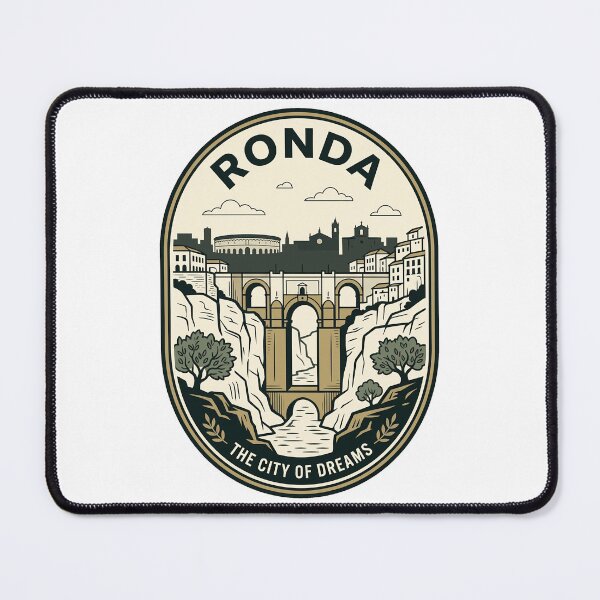 Item preview, Vintage Ronda Spain Puente Nuevo Travel Badge designed and sold by k3rstman1.