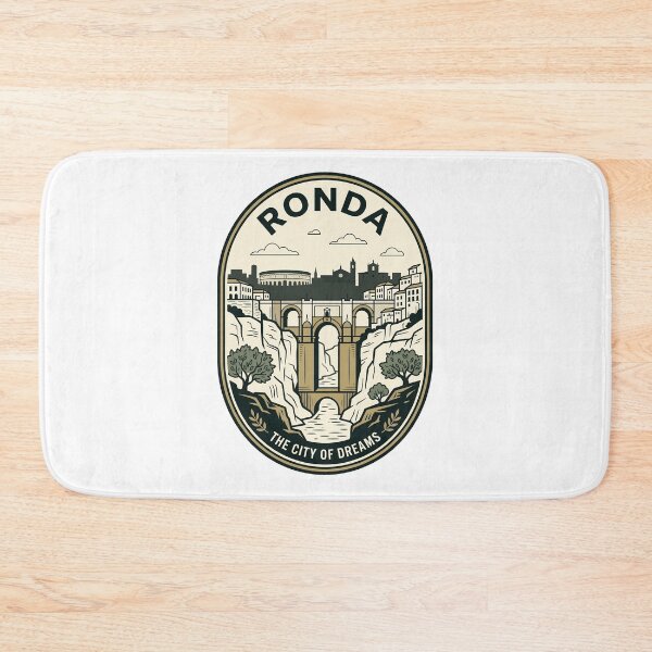 Item preview, Vintage Ronda Spain Puente Nuevo Travel Badge designed and sold by k3rstman1.