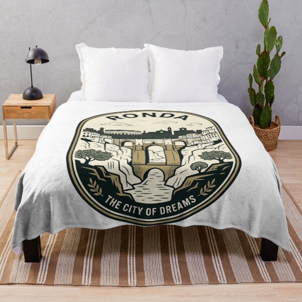Item preview, Vintage Ronda Spain Puente Nuevo Travel Badge designed and sold by k3rstman1.
