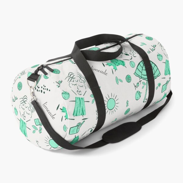 Item preview, Chic Summer Beach Doodle Seamless Pattern - Retro Resort Vibes Mint designed and sold by altastudio.