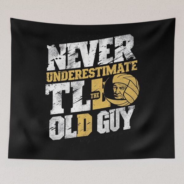 Item preview, Old Guy Retro Warning designed and sold by SiarheiYur.