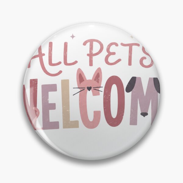Item preview, All Pets Welcome | Cute Cat and Dog Lover Design for Animal Lovers designed and sold by batoot1.