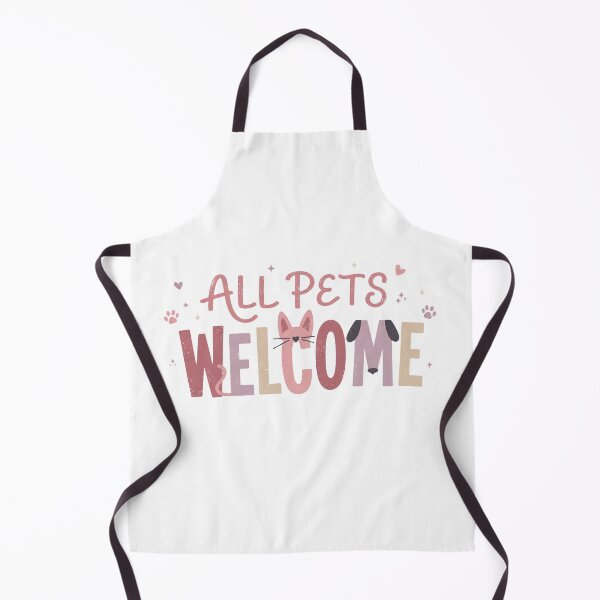 Item preview, All Pets Welcome | Cute Cat and Dog Lover Design for Animal Lovers designed and sold by batoot1.