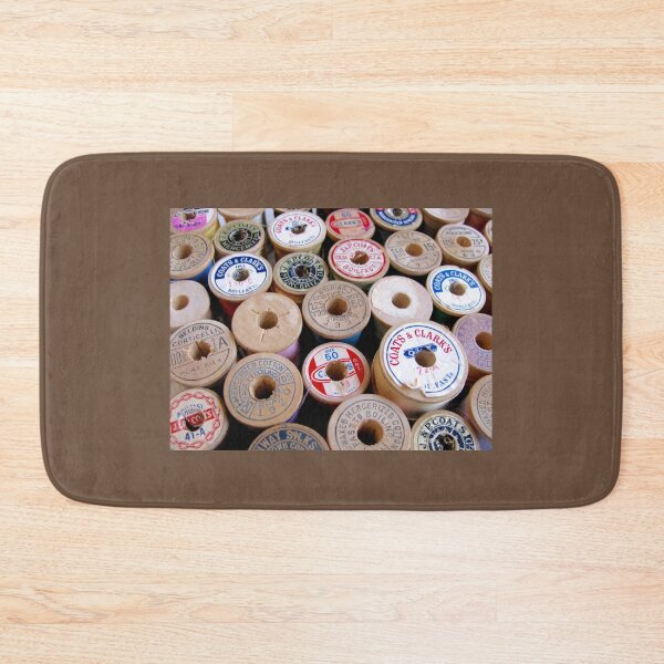 Item preview, Vintage Wooden Spools Angled designed and sold by collageDP.