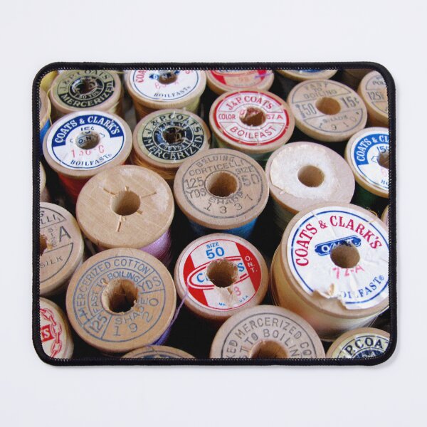 Item preview, Vintage Wooden Spools Angled designed and sold by collageDP.