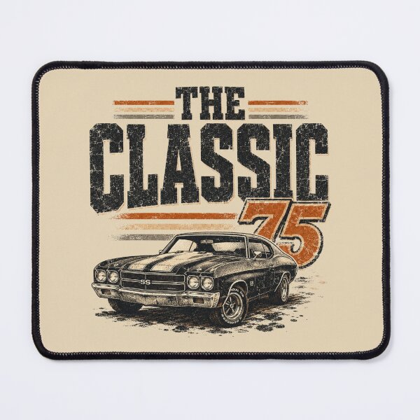 Item preview, The Classic 75 Vintage Muscle Car Garage Tee designed and sold by POD DYNASTY.