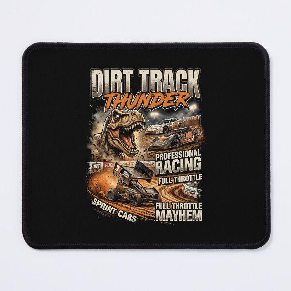 Item preview,  Dirt Track Thunder Sprint Cars Full Throttle Mayhem T-Rex Racing  designed and sold by graphixpolash.