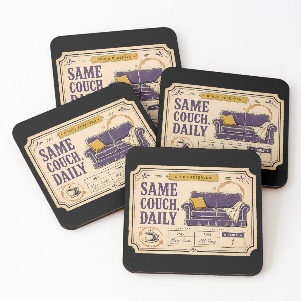 Item preview, Sofa Reservation Coffee Card designed and sold by agearb.