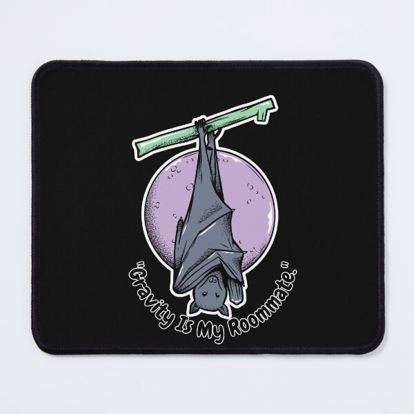 Item preview, Cute Bat Gravity Is My Roommate Funny Pun designed and sold by SoftAuraStudi0.