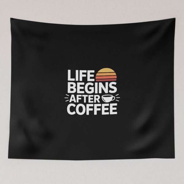 Item preview, Life Begins After Coffee designed and sold by jkrphoto.