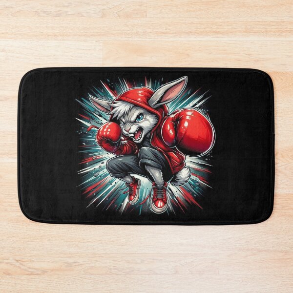 Item preview, Boxer Rabbit – Funny Fighting Animal Design designed and sold by Dogandesighn.