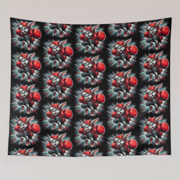 Item preview, Boxer Rabbit – Funny Fighting Animal Design designed and sold by Dogandesighn.