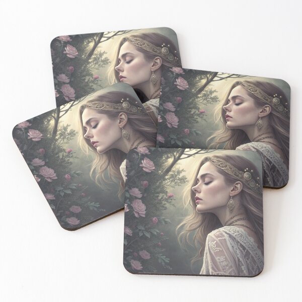 Item preview, Beautiful Woman with Flowers designed and sold by PAULINE.LUMINA.