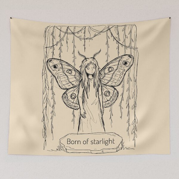 Item preview, Moth Entity Veil - Fairycore Aesthetic designed and sold by bapupa.