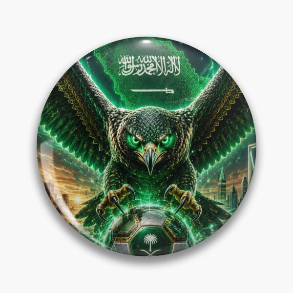 Item preview, Saudi Arabia Green Falcons Soccer 2026 Epic Sports Art Poster designed and sold by Aram250.