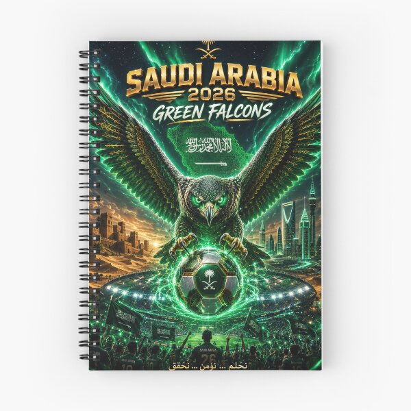 Item preview, Saudi Arabia Green Falcons Soccer 2026 Epic Sports Art Poster designed and sold by Aram250.