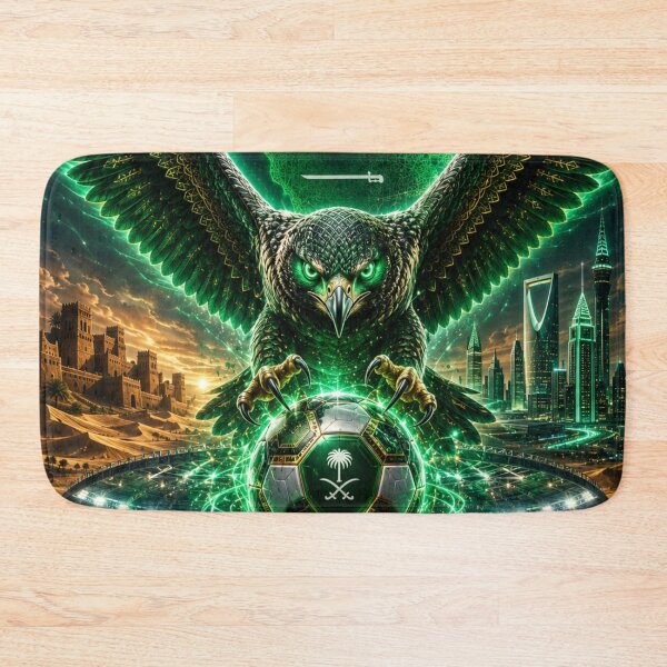 Item preview, Saudi Arabia Green Falcons Soccer 2026 Epic Sports Art Poster designed and sold by Aram250.