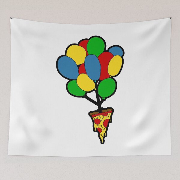 Item preview, Pizza Floating Meme Cartoon Gift, Pizza Floating Stickers & Magnets designed and sold by Marin ★★★★★.