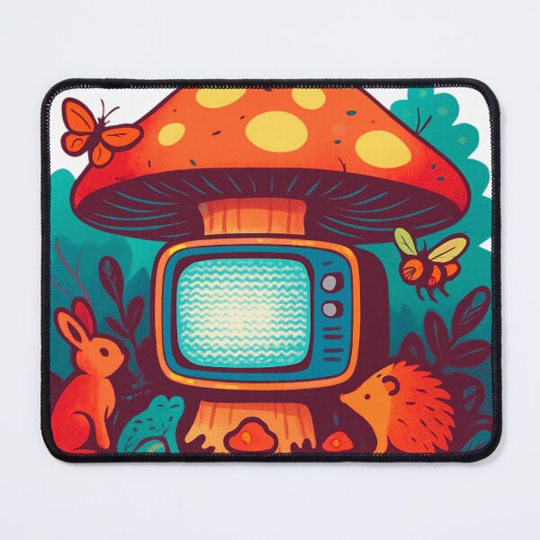 Item preview, Mushroom Television designed and sold by Musicdrip.
