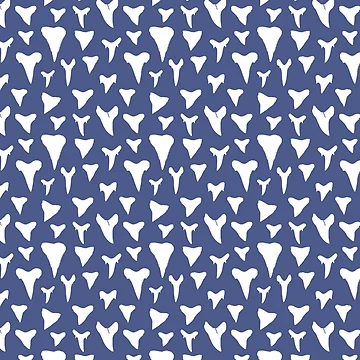 Artwork thumbnail, Shark Tooth Pattern by CreativeTwins