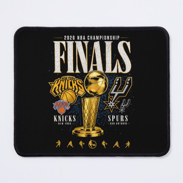 Item preview, Unisex New York Knicks vs. San Antonio Spurs Black 2026 NBA Finals Matchup Trophy designed and sold by PinkiesArts.