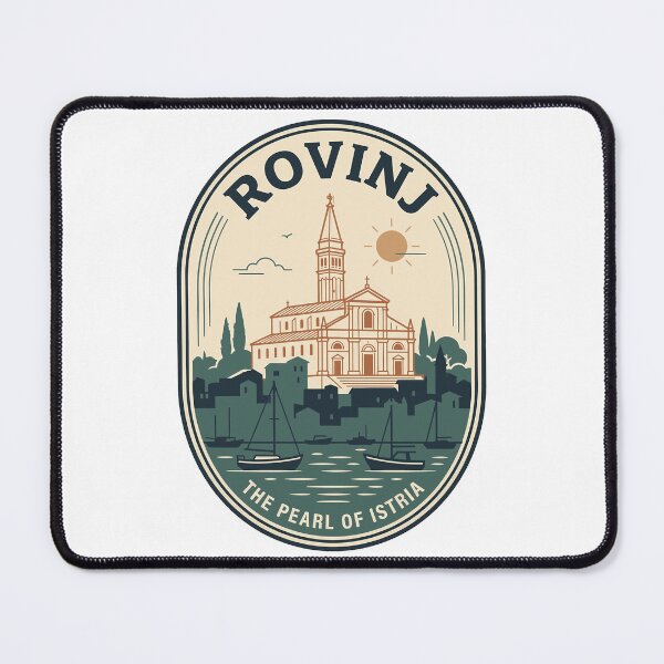 Item preview, Rovinj Croatia Pearl of Istria Vintage Travel Badge designed and sold by k3rstman1.