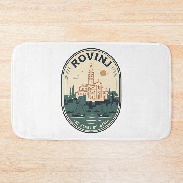 Item preview, Rovinj Croatia Pearl of Istria Vintage Travel Badge designed and sold by k3rstman1.