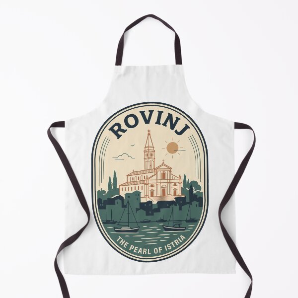 Item preview, Rovinj Croatia Pearl of Istria Vintage Travel Badge designed and sold by k3rstman1.