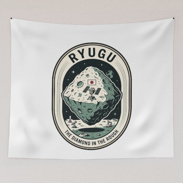 Item preview, Ryugu Asteroid Mission Hayabusa2 Vintage Space Patch designed and sold by k3rstman1.