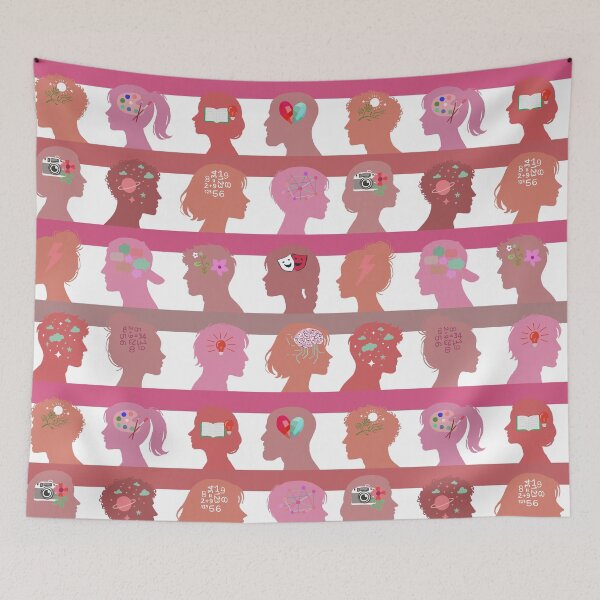 Item preview, Self Expressive world -  earthy pink-orange shade  designed and sold by Fabricatemyart.